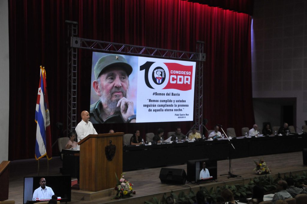 Apertura del X Congreso CDR. Palacio de Convencionaces La Habana, 27 de septiembre de 2023